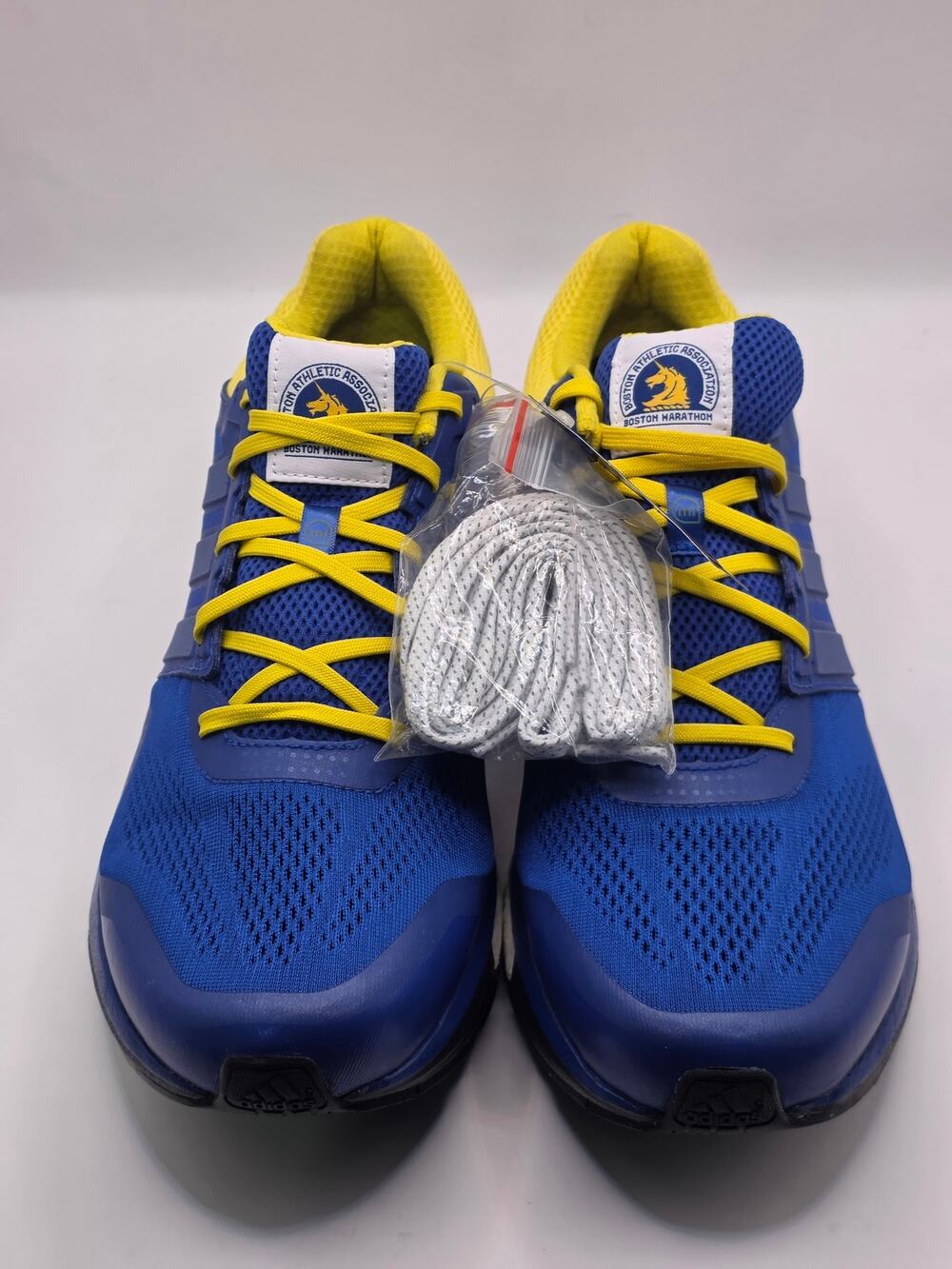 Adidas Supernova Glide 7 Boston Marathon 2015 Boost Men’s 11.5 Blue Yellow New